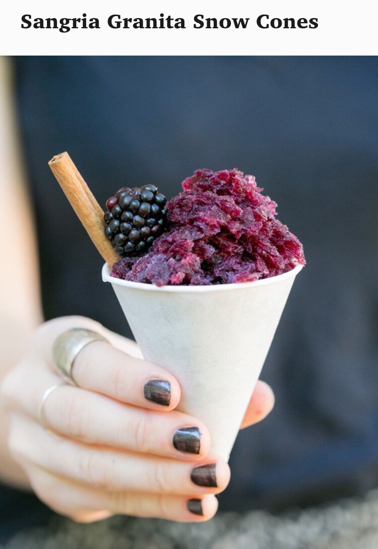 Boozy Snow Cones!!