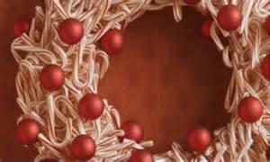 "Beautiful Candy Cane Wreath Idea's"
