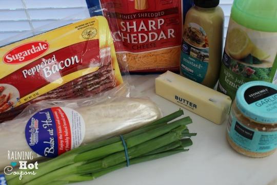 Cheddar Bacon Garlic Bread 