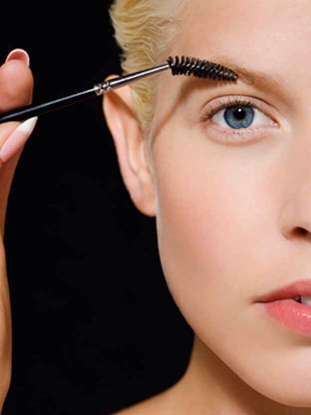 Use your mascara brush as a eyebrow brush