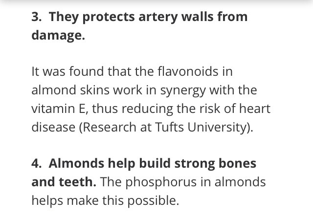 Almond Benefits!