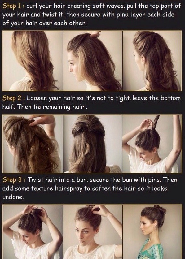 9 Cute Hair Styles Anyone Can Do In 2 Minutes Or Less. 