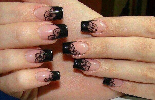 Lace Design Nails