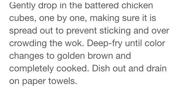 Chinese Orange Chicken 