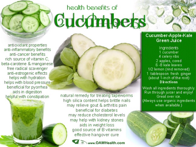 Things you didn't know you could do with cucumbers...