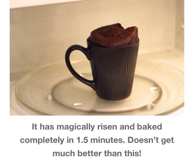 " Nutella Cake In A Mug" 😋