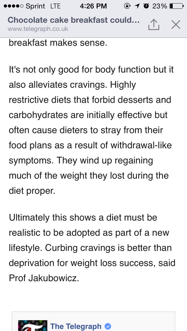 🍰 Eating Cake For Breakfast Can Actually Help You Lose Weight!!!🍰