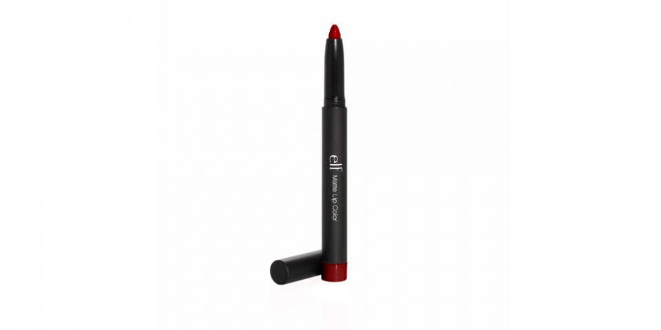 Professional Matte Lip Color, ELF, $3
If MAC Cosmetic's Ruby Woo is your go-to red, then you'll love this classic comparable crimson shade. It's amazing, trust!