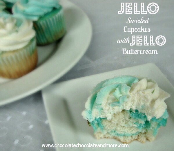 🍰Jello Swirl Cupcakes With Jello Buttercream Frosting! Wow!🌀