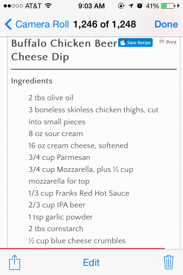 ✨✨Buffalo Chicken Beer Cheese Dip✨✨👍😋🍗🍺