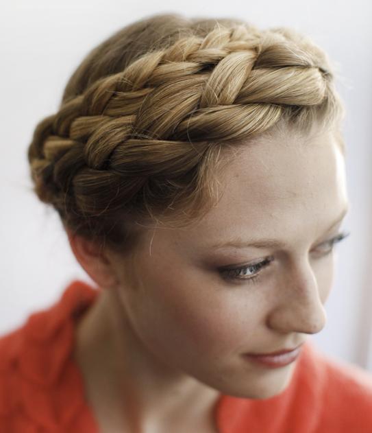2. If your hair is oily, try making tight braids, and finish with a glossing spray to make your braids seem like you meant for them to be kind of shiny.