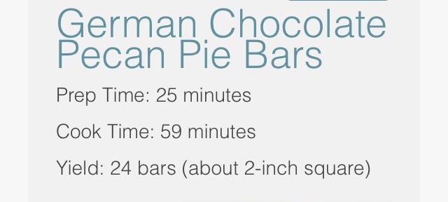 💥🌟German Chocolate Pecan Pie Bars👍✨🍫🍫