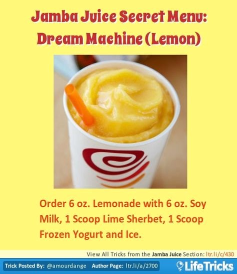 💟✨Jamba Juice Secret Menu & How To Order/ Make Them✨💟