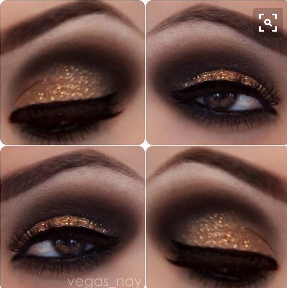 Beautiful Glitter Eye Makeup 👍💖💖