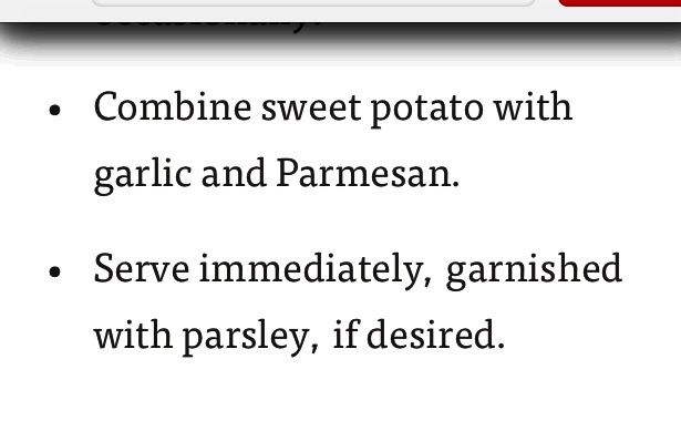 Baked Garlic Sweet Potato Fries...
