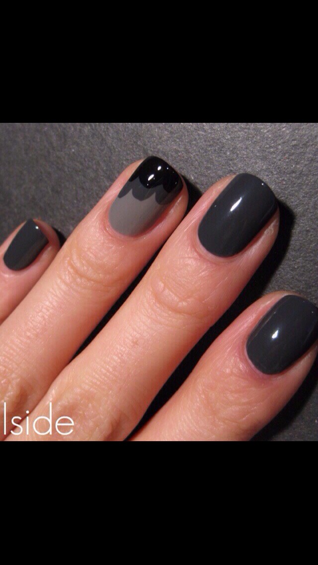 Diy On What To Do With Black And Gray Nail Polish