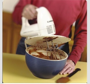 Use paper plate to prevent splatter! 