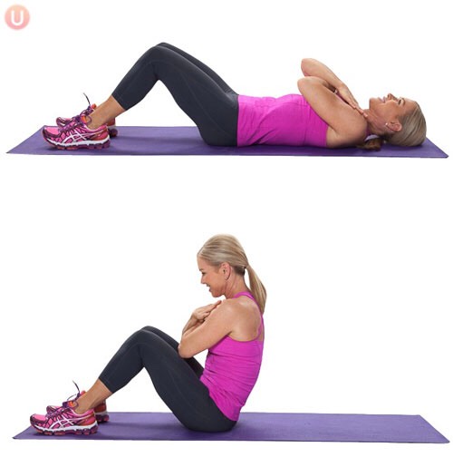15 sit-ups 