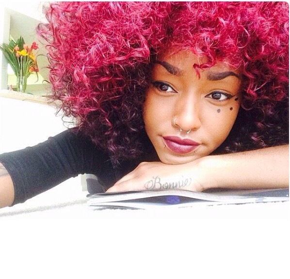 Dyed Hair on Dark Skin Girls / Colored Hair on Darker Skin