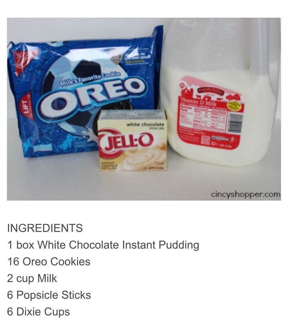 Easy Oreo Pudding Pots