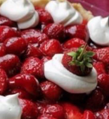 Fresh strawberry pie 