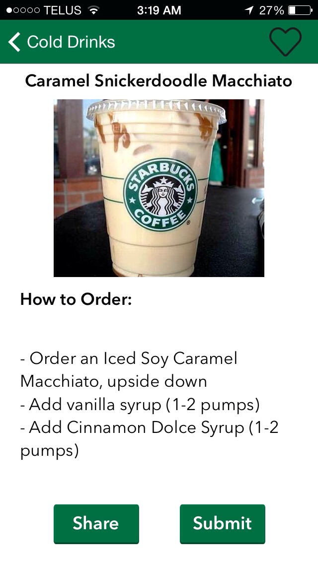 Secret Starbucks Menu!! 