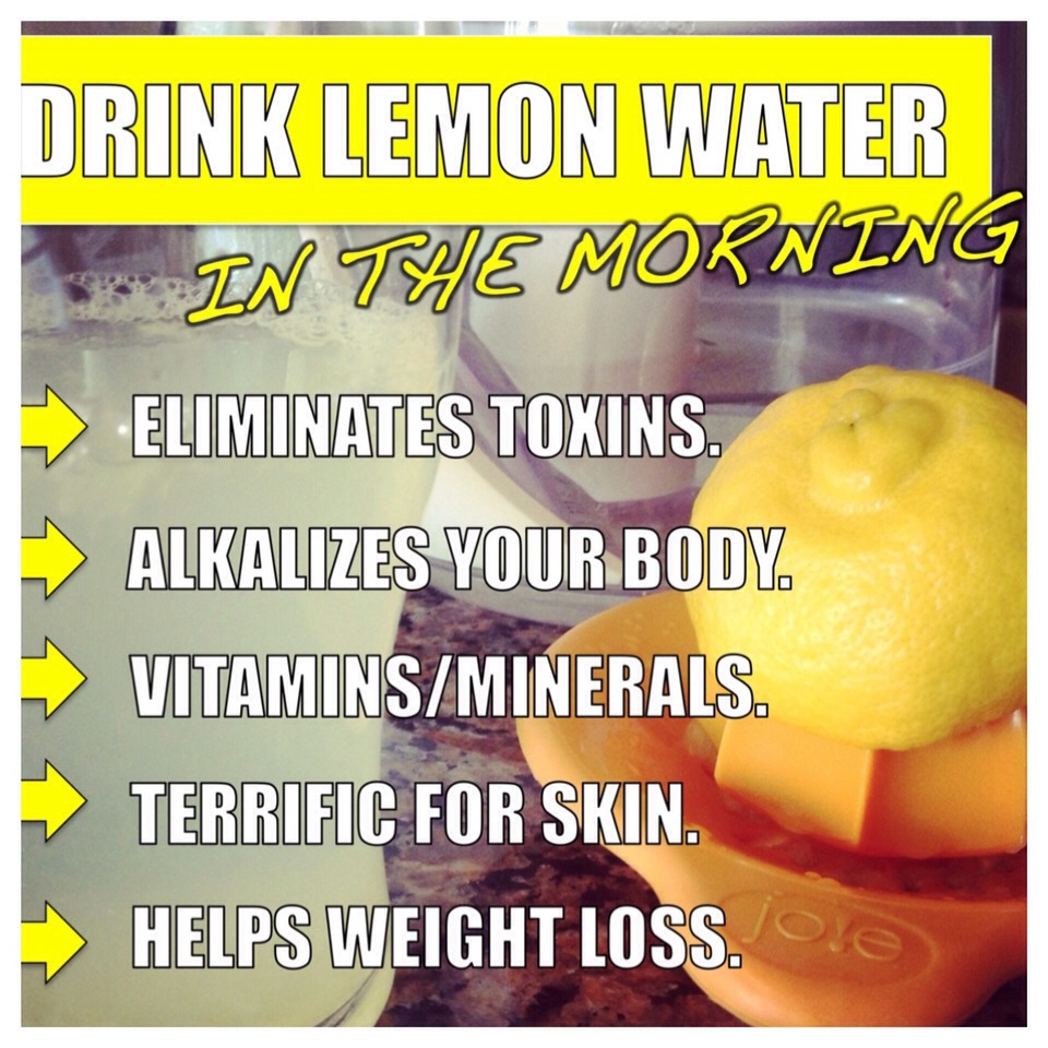 Drink Lemon Water In The Morning ☀️🍋