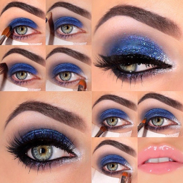 Glitter Eyeshadow Tutorials🐚