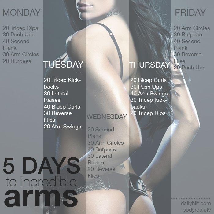 ⚡️✨6 Different 5 Days A Week Workouts To Start Trying Now✨⚡️