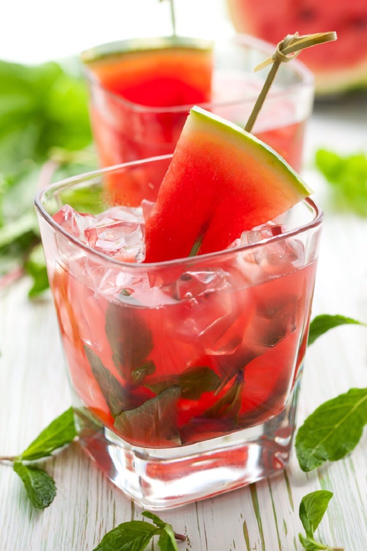 Watermelon Mint

2 cups of cubed watermelon
1/4 cup of mint leaves