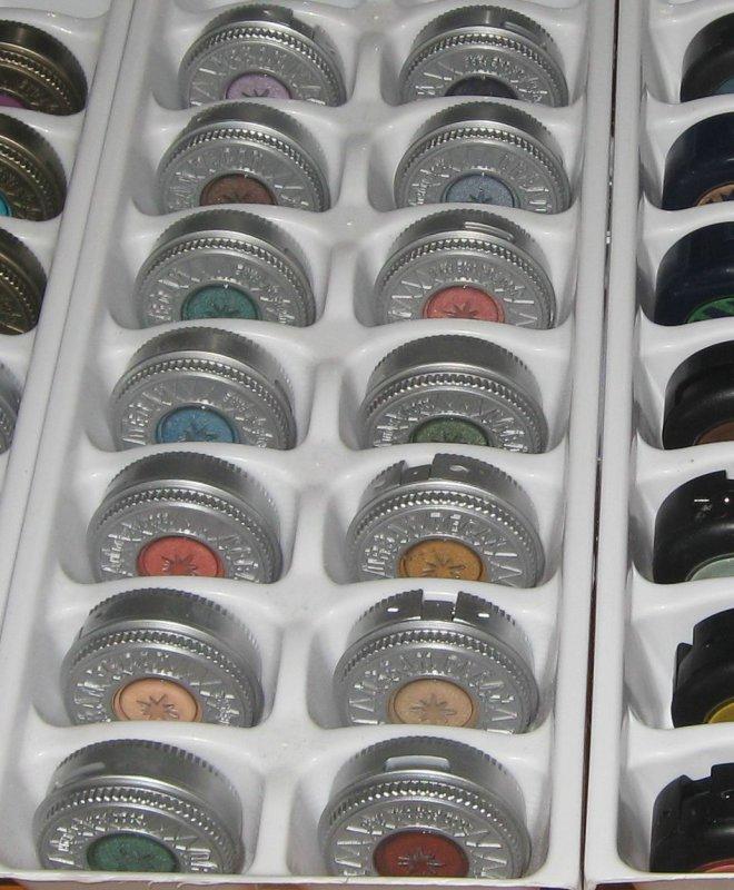 Ice trays aren't just for your freezer: Use them to store and organize your eyeshadows. 