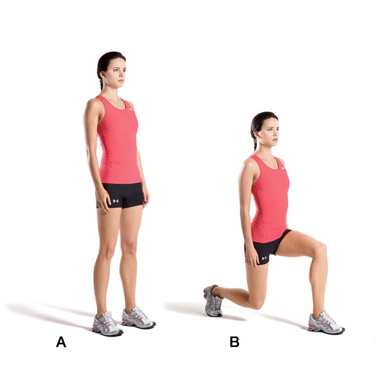 10 lunges per leg