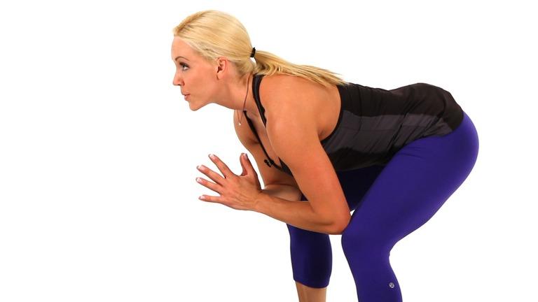 This fun movement is a calorie burner as well, so be prepared to rev your heart rate and target every muscle in your lower body at the same time!