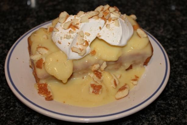 Banana pudding cake 