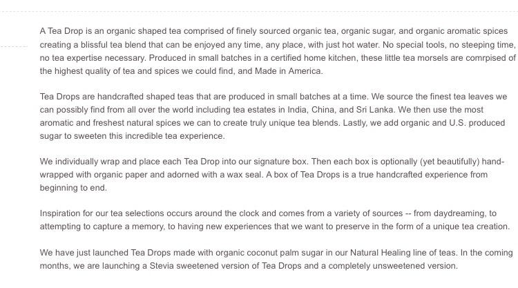 Tea Drops