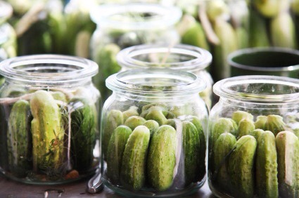 Pickles
Naturally fermented pickles (either cucumbers or other veggies) are a simple way to add probiotics. Eat them straight from the jar or alongside salads, soups, or sandwiches. Just be sure you're getting naturally fermented pickles!
