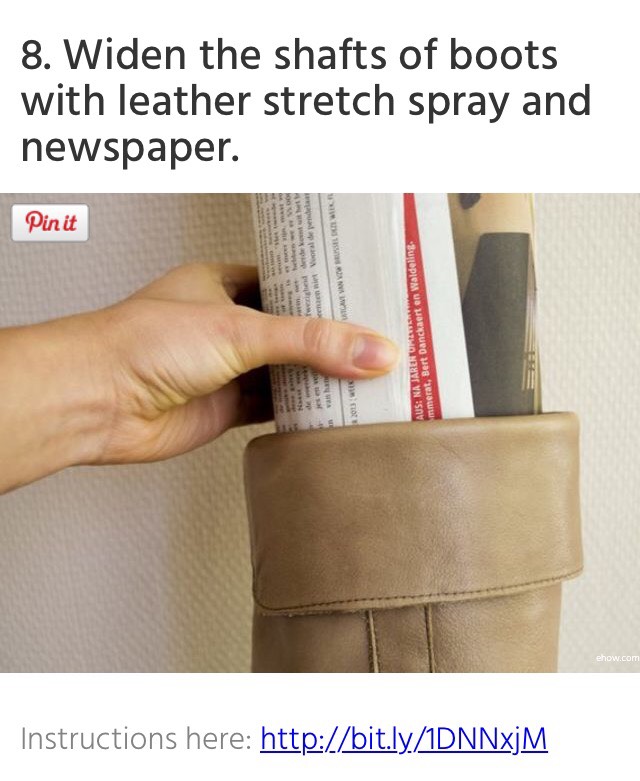 Instructions here: http://www.ehow.com/how_7354510_stretch-shafts-tall-calf-boots.html