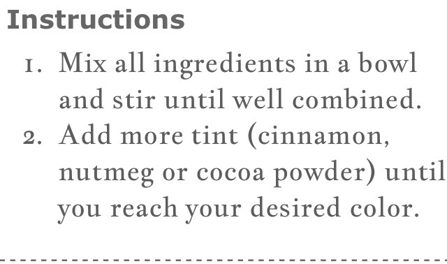 All Natural Chemical Free Homemade Foundation!