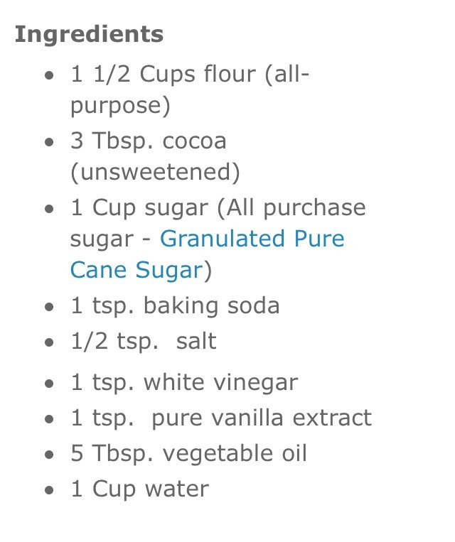 Crazy Wacky Cake! No Eggs, Butter Or Bowls!