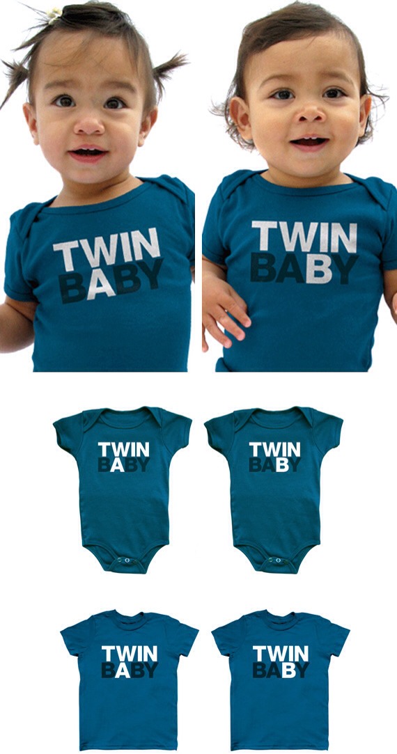 12. Finally tell your twins apart with this romper set.
