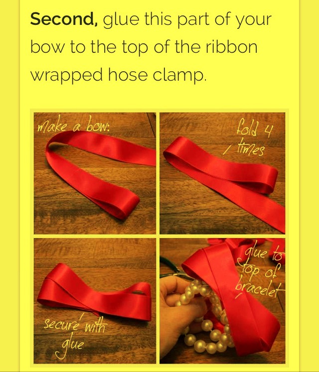 BEADED BOW BRACELET DIY