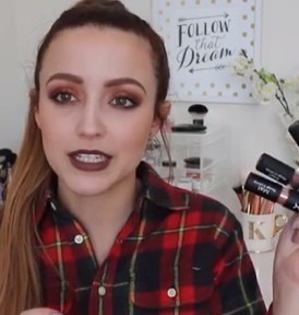 @KathleenLights on YouTube

Kathleen is the sweetest beauty guru you will see. On her channel you will find a bunch of drugstore and affordable makeup tutorials, as well as a few high end. Kathleen does mostly warm smokey makeup, but you will also find many personal videos of hers. 