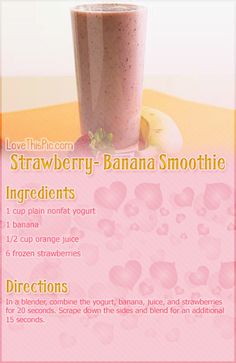Diet smoothie recipes!!