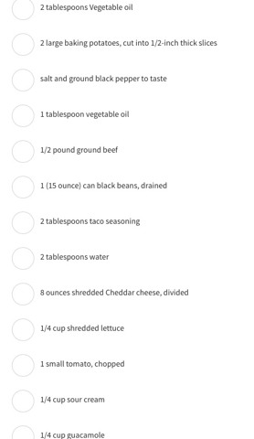 Ingredients 
