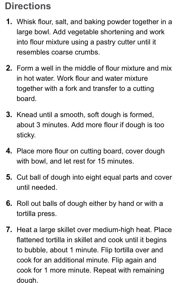 " Fresh, Homemade Flour Tortillas In No Time Flat"π