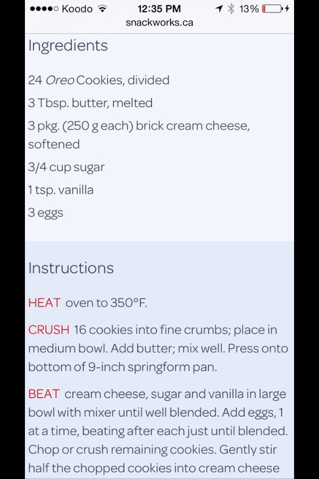 Easy Oreo Cheesecake