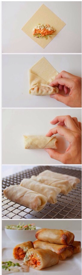 Buffalo Chicken Rolls 