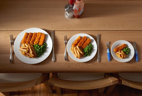 Contain your portions, think about cutting your serving in half and try filling the half with veggies, or a mixture of fruit!