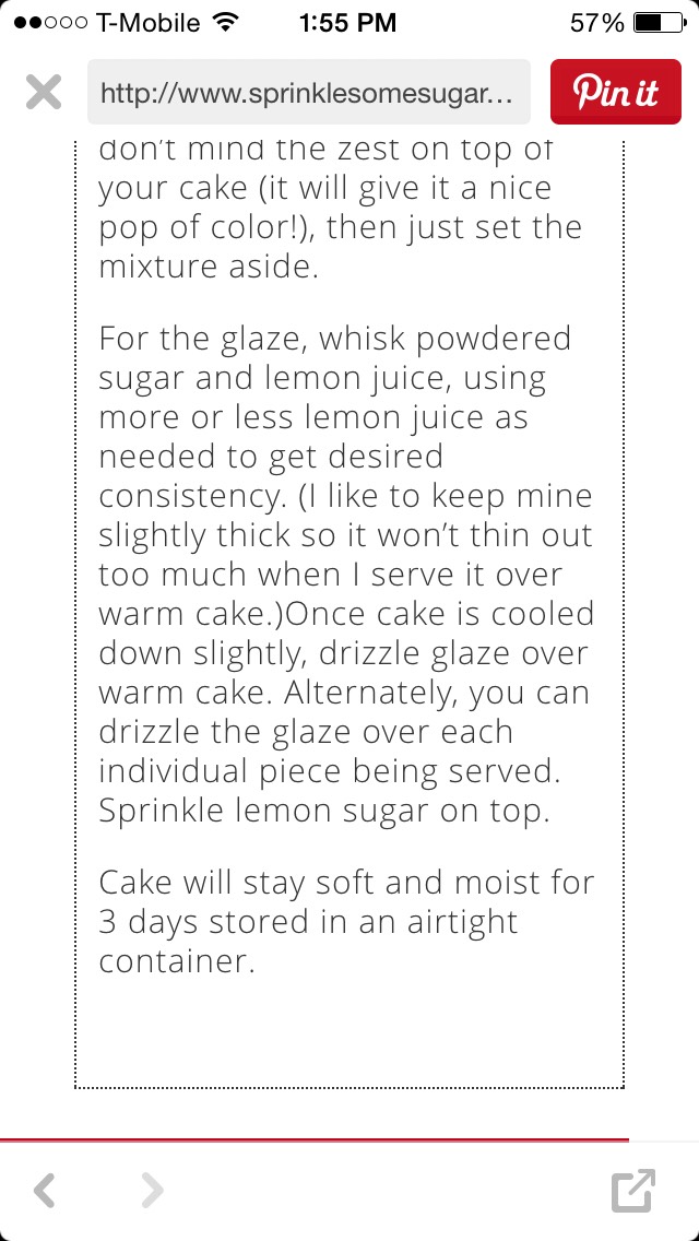 Super Lemon Bundt Cake