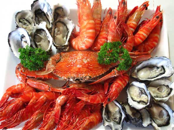 Certain seafood have been known to help boost sex hormones and promote the growth of breast tissue. 